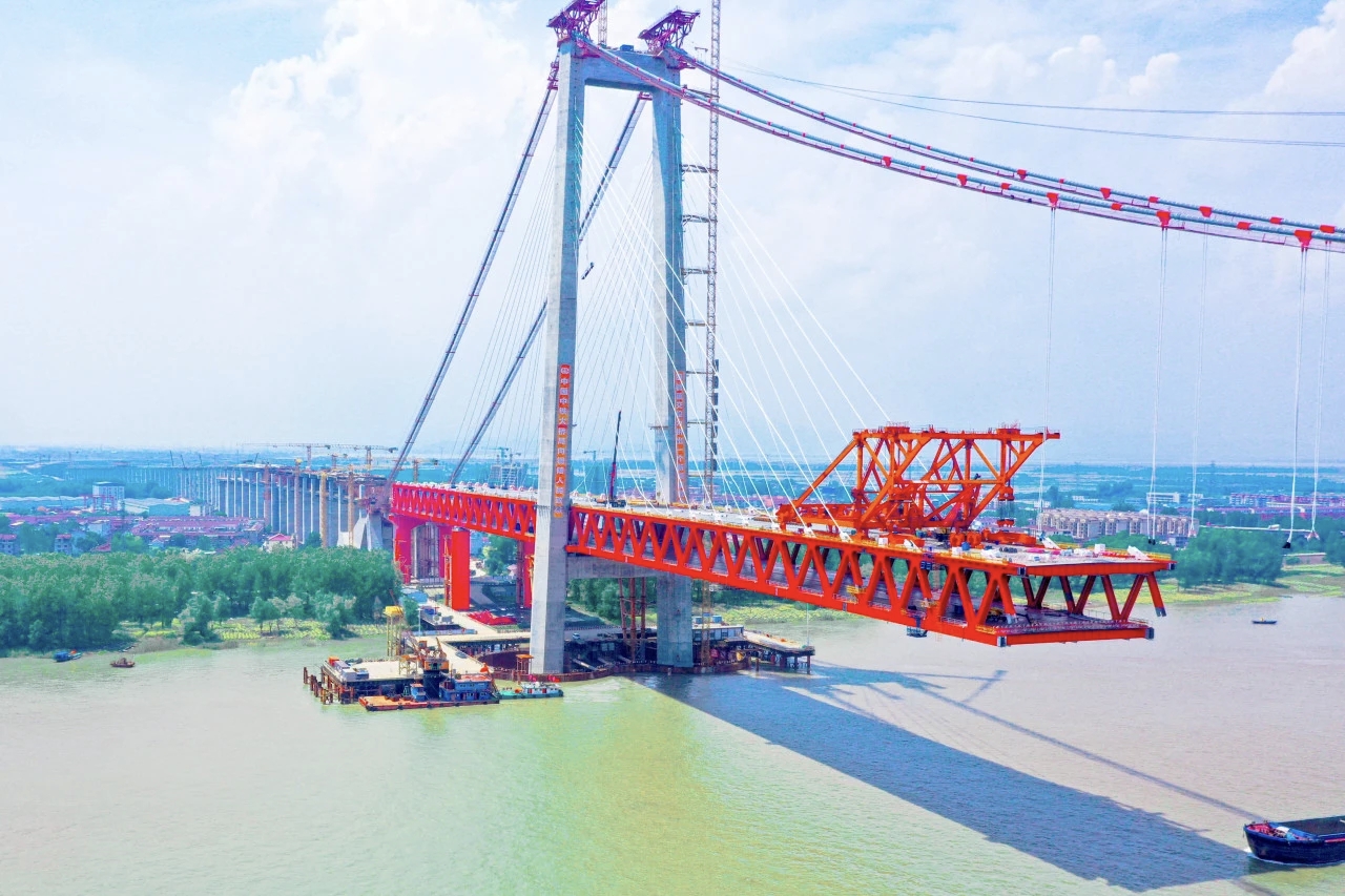 世界之首！铜陵长江三桥通车
